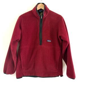Patagonia Synchilla‎ 1/4 Zip Fleece Sweater Women's Size Small Maroon